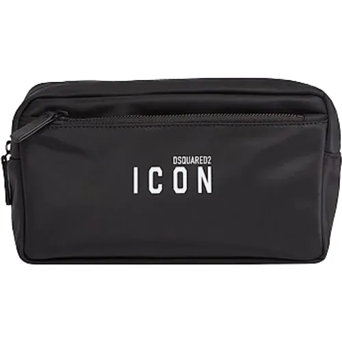 Travel Beauty Case Icon , male, Sizes: ONE SIZE - Dsquared2 - Modalova