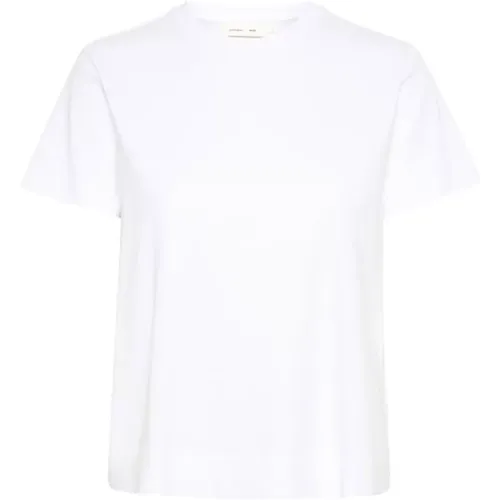 Klassisches Weißes Tee Top , Damen, Größe: XL - InWear - Modalova