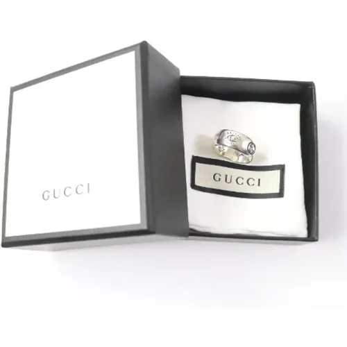 Pre-owned Metal rings , female, Sizes: ONE SIZE - Gucci Vintage - Modalova