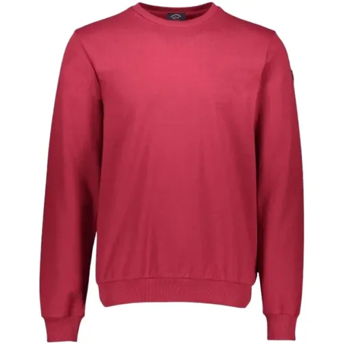 Bordeaux Felpa Sweatshirt , male, Sizes: M, XL - PAUL & SHARK - Modalova