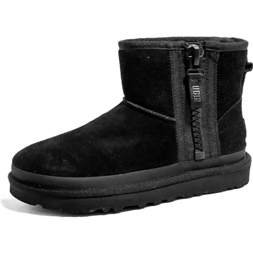 Damen Classic Mini Zip Tape Logo Schuhe , Damen, Größe: 37 EU - Ugg - Modalova