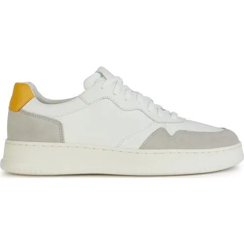 White Sneakers for Men , male, Sizes: 11 UK, 9 UK, 8 UK, 10 UK, 12 UK - Geox - Modalova