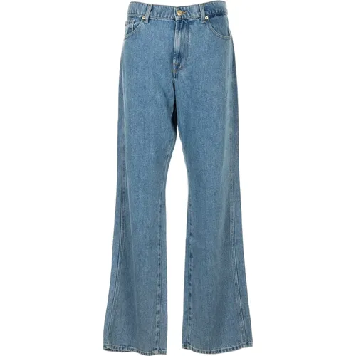 Jeans Tess Trouser Valentine , female, Sizes: W28, W25, W26, W27, W24 - 7 For All Mankind - Modalova