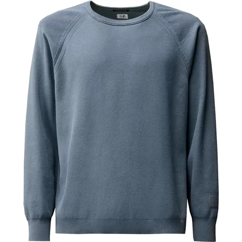 Stretch Cotton Crewneck Sweater Metropolis Series , male, Sizes: M, XL, L, 2XL - C.P. Company - Modalova
