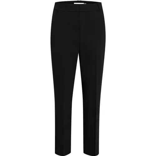 Klassische Slim-Fit Hose 30107627 Schwarz , Damen, Größe: M - InWear - Modalova