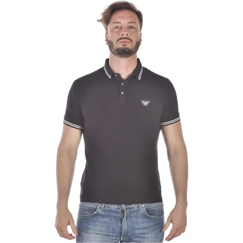 Klassisches Polo Shirt für Männer , Herren, Größe: M - Emporio Armani - Modalova