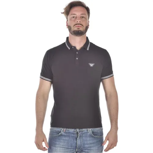 Klassisches Polo Shirt für Männer , Herren, Größe: L - Emporio Armani - Modalova