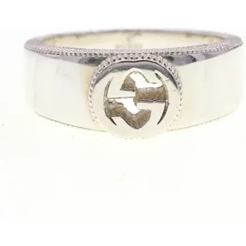 Pre-owned Silver rings , female, Sizes: ONE SIZE - Gucci Vintage - Modalova