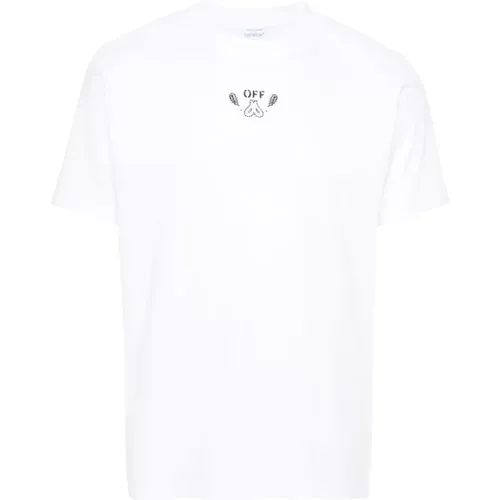 Off , Off T-shirts and Polos , male, Sizes: XL, M, L, S - Off White - Modalova