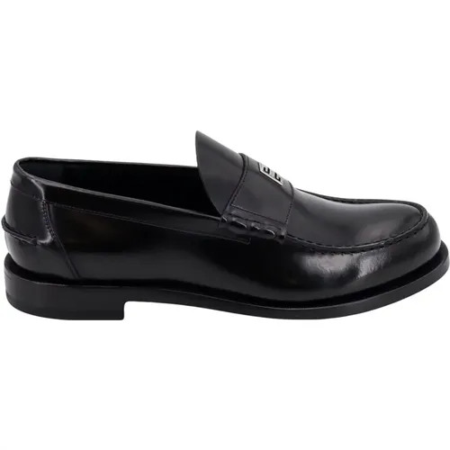 Loafer Shoes with Metal Logo , male, Sizes: 9 UK, 6 UK, 7 UK, 10 UK, 8 UK - Givenchy - Modalova