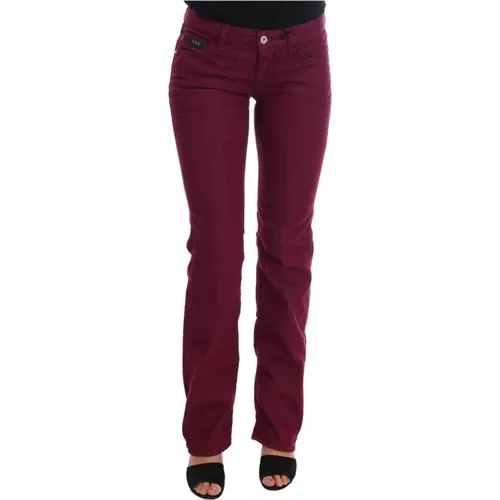 Rote Stretch-Denim-Jeans , Damen, Größe: W26 - Costume National - Modalova
