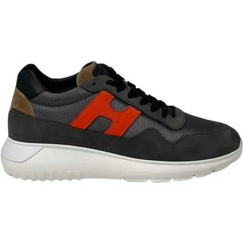 Interactive3 Lace-Up Sneakers for Men , male, Sizes: 7 UK - Hogan - Modalova