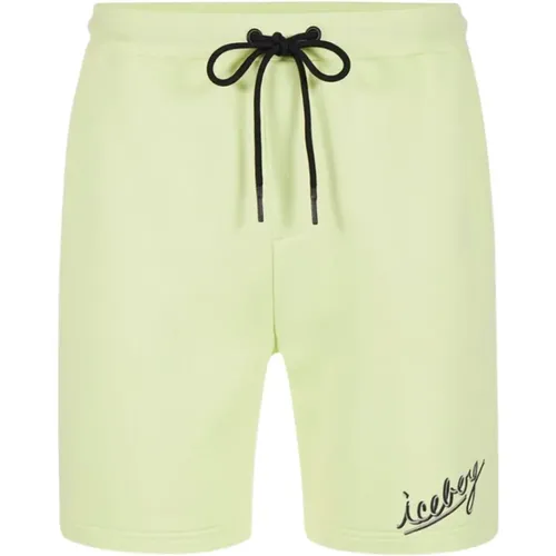 Lime Casual Shorts , male, Sizes: M, XL, S - Iceberg - Modalova