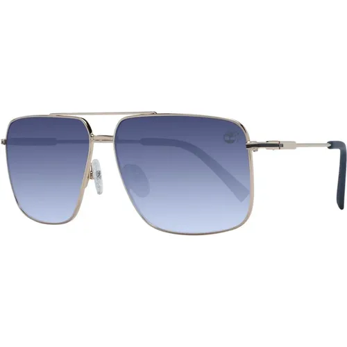 Goldene Aviator Sonnenbrille mit Grauen Gläsern - Timberland - Modalova