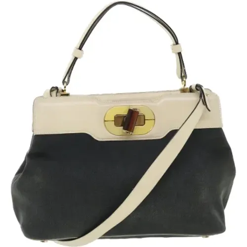 Pre-owned Canvas shoulder-bags , female, Sizes: ONE SIZE - Bvlgari Vintage - Modalova