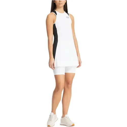 Raquet Sportswear Set Mini Dress , female, Sizes: S - Emporio Armani EA7 - Modalova
