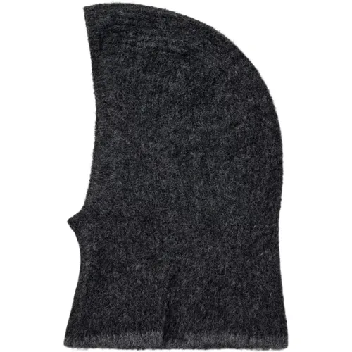 Knit Balaclava in Anthracite , female, Sizes: ONE SIZE - Co'Couture - Modalova