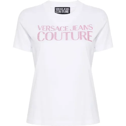 T-shirts and Polos , female, Sizes: L - Versace Jeans Couture - Modalova