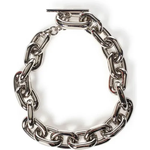 Necklaces,Silberne Kette mit T-Verschluss - Paco Rabanne - Modalova