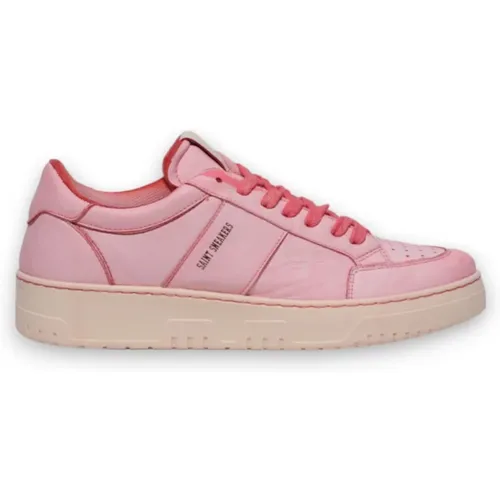 Rote Ledersneaker Ss24 - SAINT SNEAKERS - Modalova