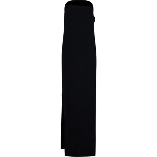 Silk Georgette Bustier Dress , female, Sizes: XS - Tom Ford - Modalova
