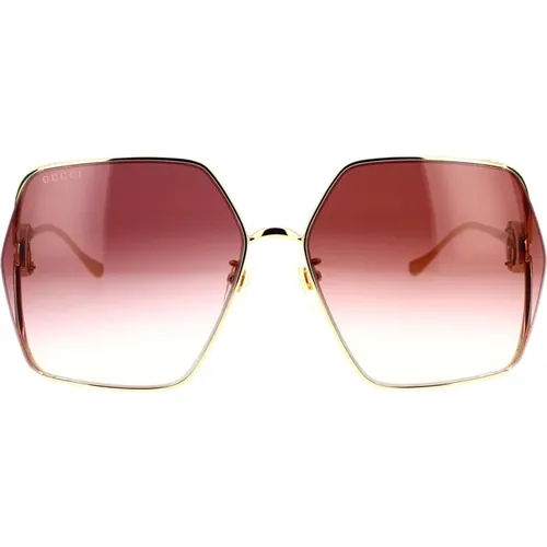 Sunglasses , female, Sizes: 64 MM - Gucci - Modalova