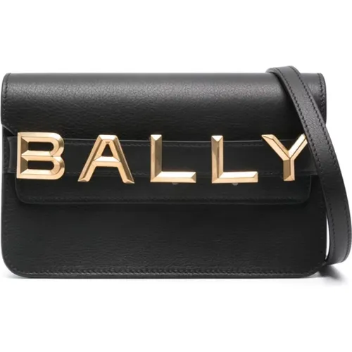 Logo Leather Crossbody Bag , female, Sizes: ONE SIZE - Bally - Modalova