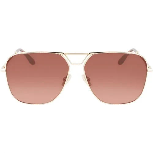 Aviator Metall Sonnenbrille - Victoria Beckham - Modalova