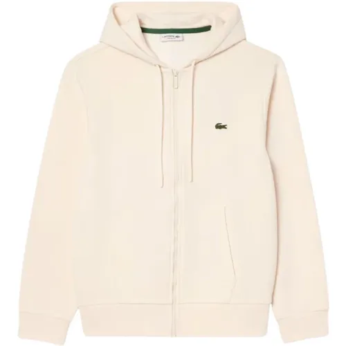 Reißverschluss Hoodie Casual Pullover Herbst Winter , Herren, Größe: S - Lacoste - Modalova