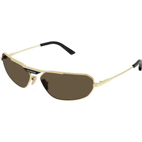 Stylische Sonnenbrille,Silver Sunglasses,/Grey Sunglasses - Balenciaga - Modalova