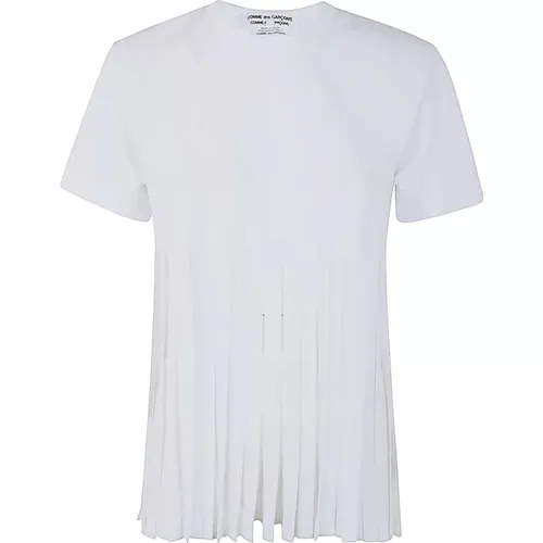 Fringed T-Shirt , female, Sizes: S - Comme des Garçons - Modalova