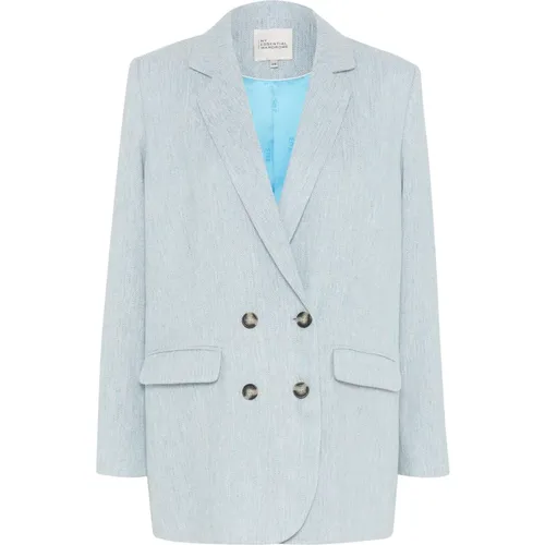 Classic Blazer with Long Sleeves and Flap Pockets , female, Sizes: L, S, XS - My Essential Wardrobe - Modalova