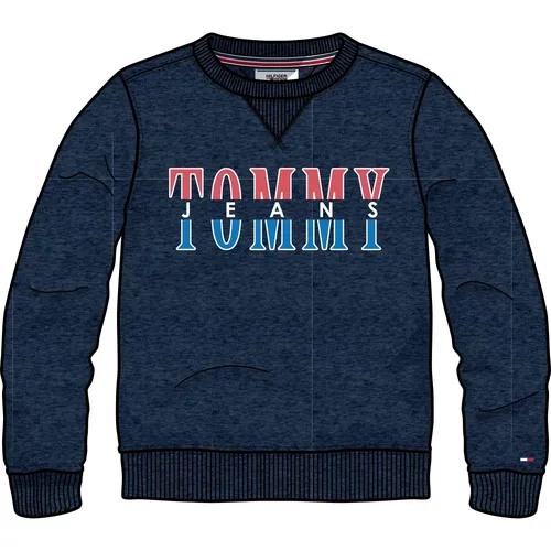 Blauer Logo Pullover Regular Fit - Tommy Jeans - Modalova