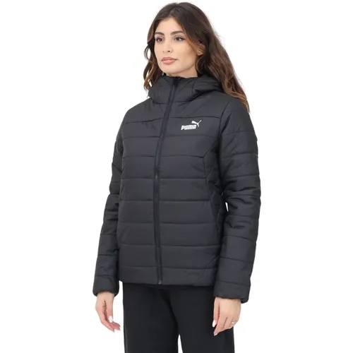 Essentials Schwarze Daunenjacke Damen , Damen, Größe: S - Puma - Modalova