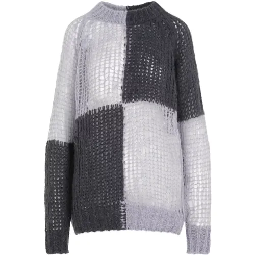 Pink & Purple Sweater Aw24 , female, Sizes: XS - Acne Studios - Modalova