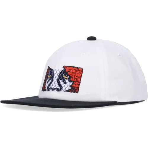 Flat Visor Snapback Cap /Multi , male, Sizes: ONE SIZE - Obey - Modalova