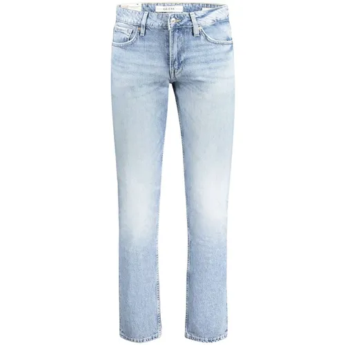 Light Cotton Jeans & Trousers , male, Sizes: W31 L32, W34 L32, W33 L32, W36 L32, W38 L32, W32 L32, W30 L32 - Guess - Modalova