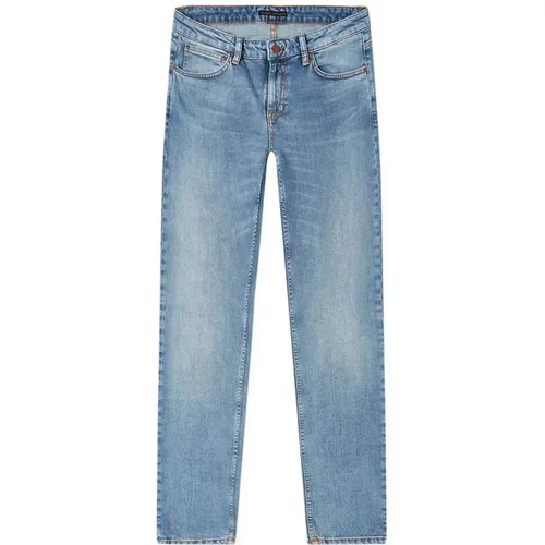 Skinny Lin Horizon Jeans , Herren, Größe: W34 - Nudie Jeans - Modalova