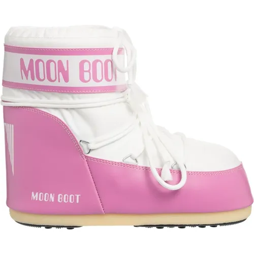 Bunte Schnürschneestiefel , Damen, Größe: 39 EU - moon boot - Modalova