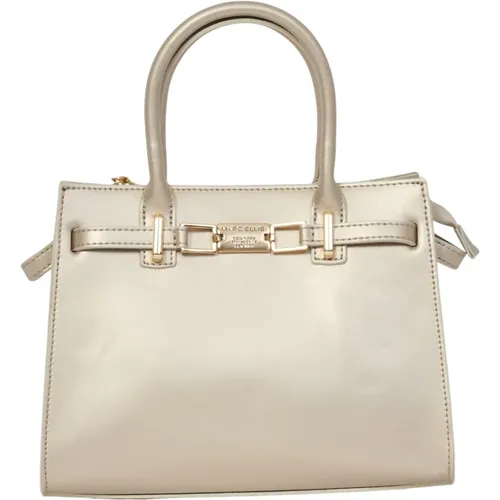 Goldene Lady Bag mit glatter Oberfläche , Damen, Größe: ONE Size - Marc Ellis - Modalova