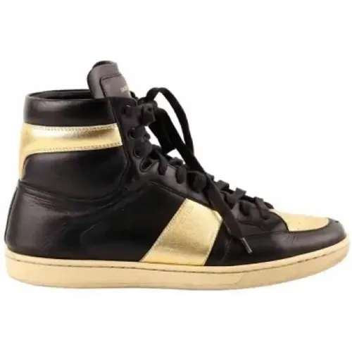 Pre-owned Leather sneakers , male, Sizes: 8 UK - Saint Laurent Vintage - Modalova