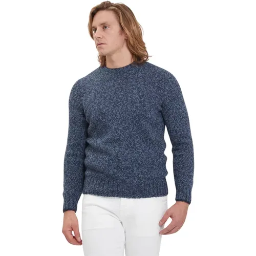 Stylish Crew Neck Sweater Upgrade , male, Sizes: M - Gran Sasso - Modalova