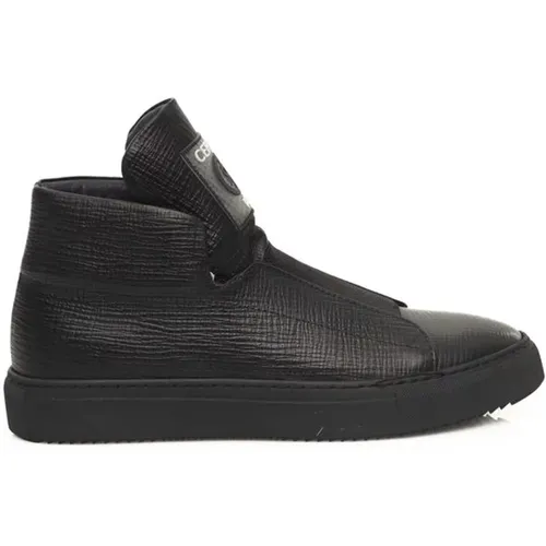 Genuine Leather High Top Sneaker , male, Sizes: 7 UK - Cerruti 1881 - Modalova