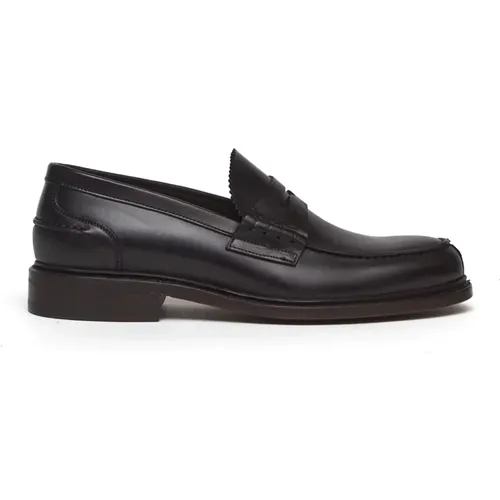 Leather Loafer 5169 Dark , male, Sizes: 8 UK, 9 UK, 6 UK - Berwick - Modalova