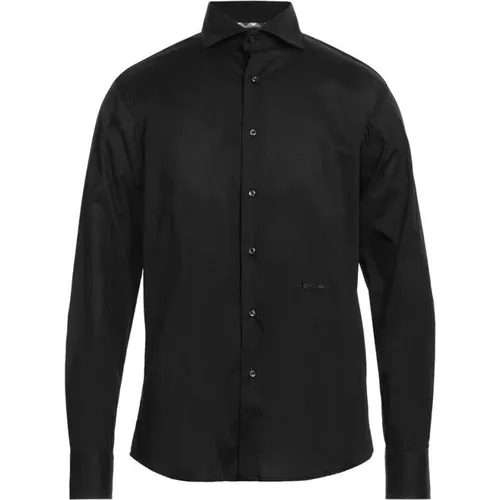 Besticktes Baumwollhemd, reguläre Passform , Herren, Größe: 2XL - Aquascutum - Modalova