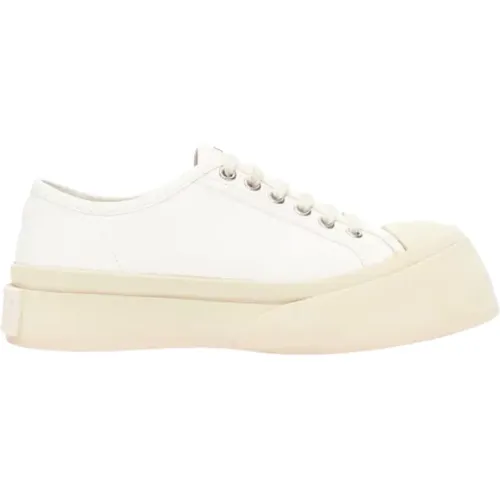 Pre-owned Leather sneakers , female, Sizes: 3 UK - Marni Pre-owned - Modalova