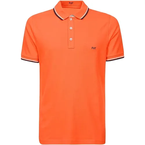 Polo Shirt - Regular Fit , male, Sizes: M - Fay - Modalova