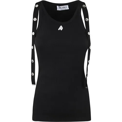 Ribbed Tank Top , female, Sizes: XS, 2XS, S - The Attico - Modalova