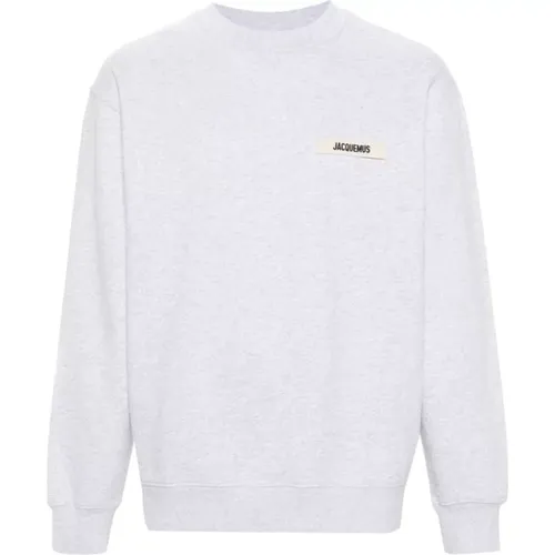 Sweaters Grey , male, Sizes: L, S - Jacquemus - Modalova
