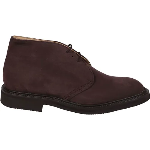 Charcoal Eco Buck Men Shoes , male, Sizes: 7 1/2 UK, 7 UK - Tricker's - Modalova